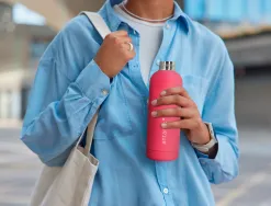 Bouteille isotherme antartik acier inoxydable sans bpa 500ml coloris fuchsia