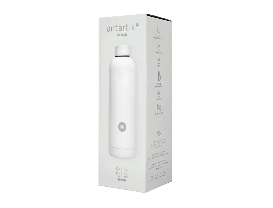 Bouteille isotherme antartik acier inoxydable sans bpa 500ml coloris blanc