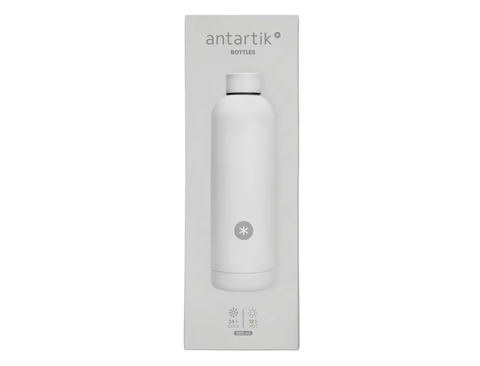Bouteille isotherme antartik acier inoxydable sans bpa 500ml coloris blanc