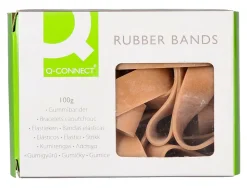 Bracelet caoutchouc q-connect n.18 180x16mm boîte fenêtre 100g