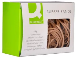 Bracelet caoutchouc q-connect n.6 60x3mm boîte fenêtre de 100g