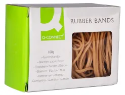 Bracelet caoutchouc q-connect n.7 70x2mm boîte fenêtre 100g
