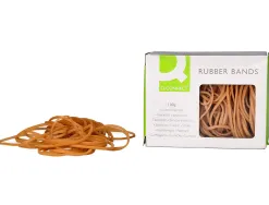 Bracelet caoutchouc q-connect n.7 70x2mm boîte fenêtre 100g