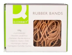 Bracelet caoutchouc q-connect n.4 40x2mm boîte fenêtre 100g