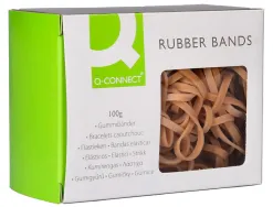 Bracelet caoutchouc q-connect n.33 90x3mm boîte fenêtre 100g