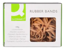 Bracelet caoutchouc q-connect n.33 90x3mm boîte fenêtre 100g