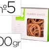 Bracelet caoutchouc q-connect n.5 50x2mm boîte fenêtre 100g