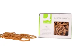 Bracelet caoutchouc q-connect n.5 50x2mm boîte fenêtre 100g