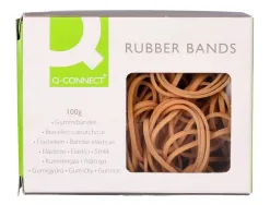 Bracelet caoutchouc q-connect n.5 50x2mm boîte fenêtre 100g