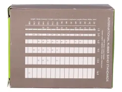Bracelet caoutchouc q-connect n.5 50x2mm boîte fenêtre 100g