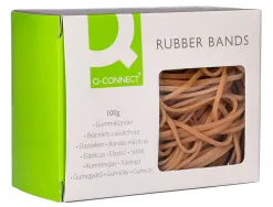 Bracelet caoutchouc q-connect n.8 80x2mm boîte fenêtre 100g