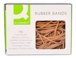 Bracelet caoutchouc q-connect n.8 80x2mm boîte fenêtre 100g