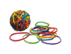 Bracelet caoutchouc wonday coloris fluo assortis balle 70g