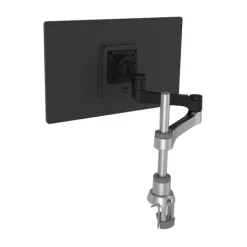 Bras ecran r-go zepher reglable pour moniteur simple coloris argent