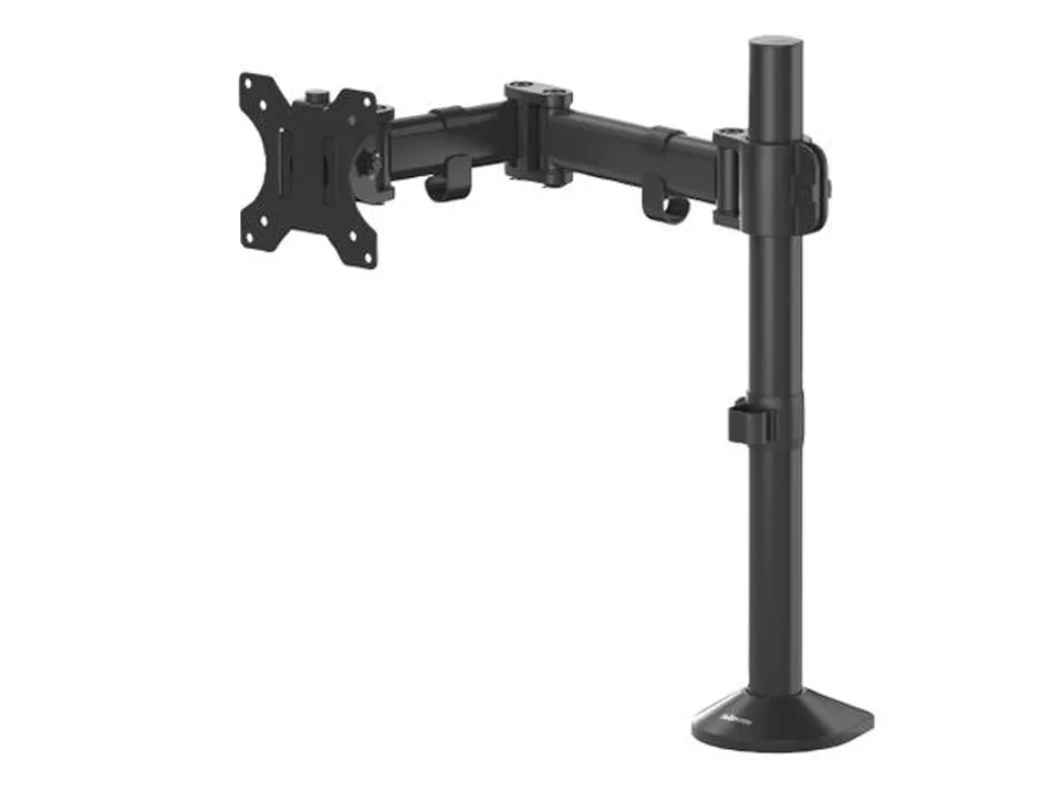 Bras porte ecran fellowes simple reflex pivote 180 degres jusqua 10kg 533x111x609mm