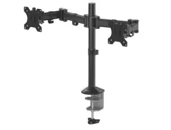 Bras porte-ecran fellowes double à pince gamme reflex