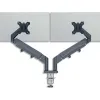 Bras porte-ecran leitz double faible encombrement coloris gris