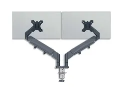 Bras porte-ecran leitz double faible encombrement coloris gris
