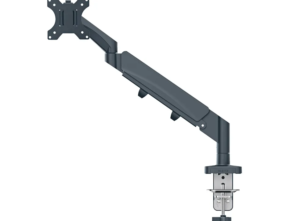 Bras porte-ecran leitz simple faible encombrement coloris gris
