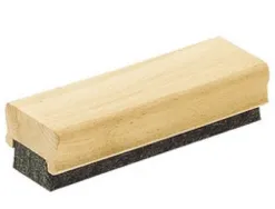 Brosse jpc création tableau noir craies 3 bandes feutre recharge manche bois poignée ergonomique 140x45x32mm