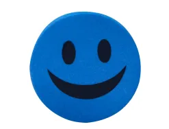 Brosse magnetique liderpapel rond sourire feutre effacage a sec tous tableaux blancs coloris assortis