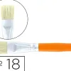 Brosse plate cléopâtre nº18 soie de porc bois fsc vernis protecteur