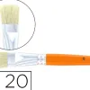Brosse plate cléopâtre nº20 soie de porc bois fsc vernis protecteur