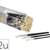 Brosse plate o'color poils soie porc virole aluminium manche bois naturel 24 x nº6 10 16 boite 72 unites