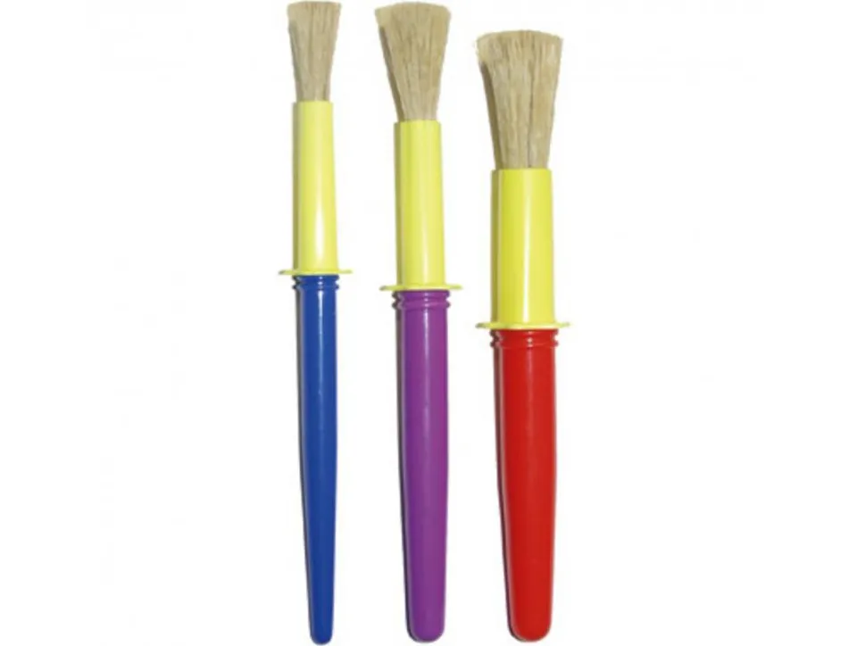 Brosses 3 tailles diametres assortis 16.5 17.5 18.5 cm