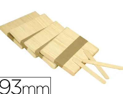 Bâtonnet en bois graine créative 93mm couleur naturellle sachet 300 unités