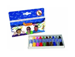 Bâtonnet maquillage jovi nettoyage eau savon coloris assortis coffret 10 unités 4g