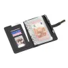 Budget planner viquel a5 pu 190x130x30mm fermeture aimantee coloris noir