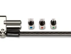 Cable de s curit kensington universel 3 en 1 systeme de verrouillage cl de 5mm