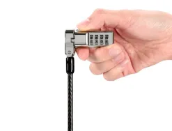Cable de securite kensington universel 3 en 1 a combinaison reinitialisable