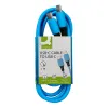 Cable q-connect usb-c vers usb-c pvc longueur 1m coloris bleu