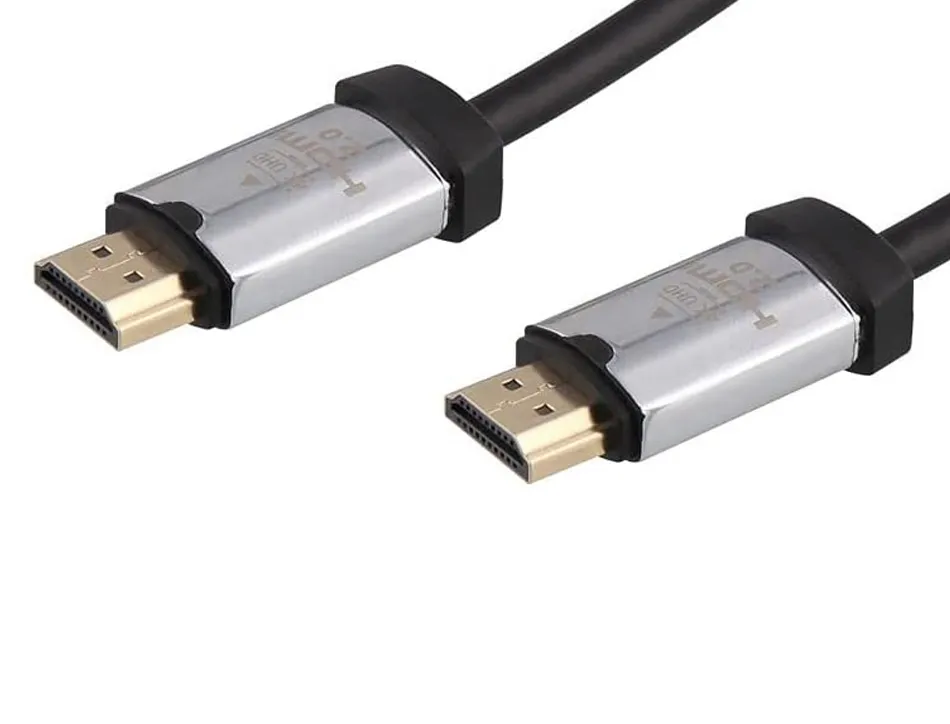 Cable t'nb hdmi 2,0, 4k ultra hd 2160p cable 2m triple blindage coloris noir