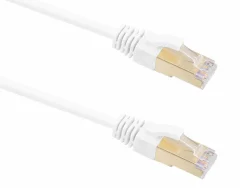 Cable t'nb rj45 m /m sftp cat7 droit blinde relie pc a routeur cable 5m coloris blanc