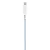 Cable t'nb usb-c/usb-c 1,5m gaine aimantee coloris blanc