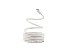 Cable t'nb usb-c/usb-c 1,5m gaine aimantee coloris blanc