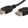 Cable usb t'nb 2,0 a m/a f sur cavalier cable 1,80m coloris noir