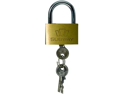 Cadenas a clefs sign laiton massif 50x40x4mm