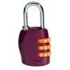 Cadenas carpentras de couleur a combinaison coloris violet 62x30x15 mm