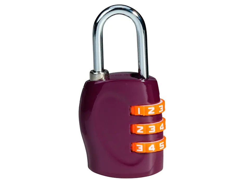 Cadenas carpentras de couleur a combinaison coloris violet 62x30x15 mm