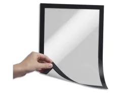 Cadre affichage durable duraframe magnétique a4 bords noirs sachet 5 unités
