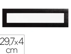 Cadre affichage durable duraframe magnetic top a3 29,7x4cm sachet 5 unites coloris noir