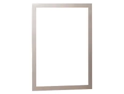 Cadre affichage durable duraframe pochette adhésive a4 magnétique surface adhésive repositionnable a4 argent sachet 2u