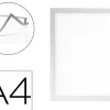 Cadre affichage durable duraframe note magnetique a4 peut contenir 5 affiches porte-stylo inclus argent