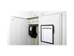 Cadre affichage durable duraframe note magnetique a4 peut contenir 5 affiches porte-stylo inclus noir