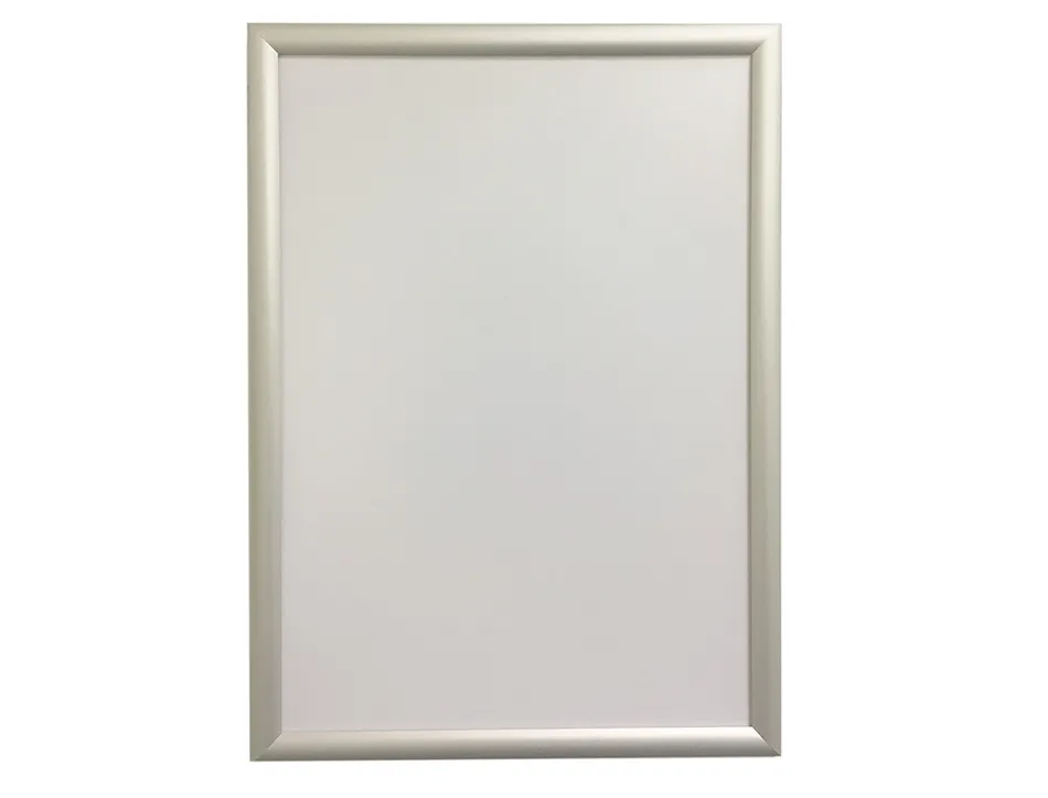 Cadre affichage mural q-connect aluminium format a4 24x32,7x1,2cm coloris argent