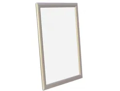 Cadre affichage mural q-connect aluminium format a4 24x32,7x1,2cm coloris argent